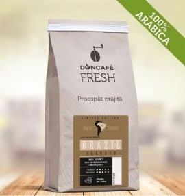 Cafea boabe proaspat prajita de origine, Doncafe Fresh Brazil Cerrado 250g