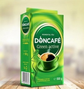 Cafea macinata Doncafe Green Active, 500g