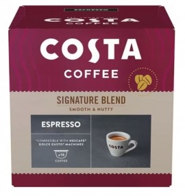 Capsule cafea COSTA COFFEE Signature Blend Espresso, compatibile Dolce Gusto, 16 x 7 g