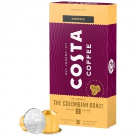 Costa Coffee COLOMBIAN ROAST ESPRESSO 10 x 5.7g, capsule cafea compatibile Nespresso