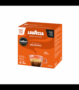 Lavazza Capsule A Modo Mio Delizioso, cafea macinata ambalata in atmosfera protectoare 0.27 kg