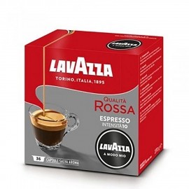 Lavazza Capsule A Modo Mio Qualita Rossa, cafea macinata ambalata in atmosfera protectoare 0.27 kg